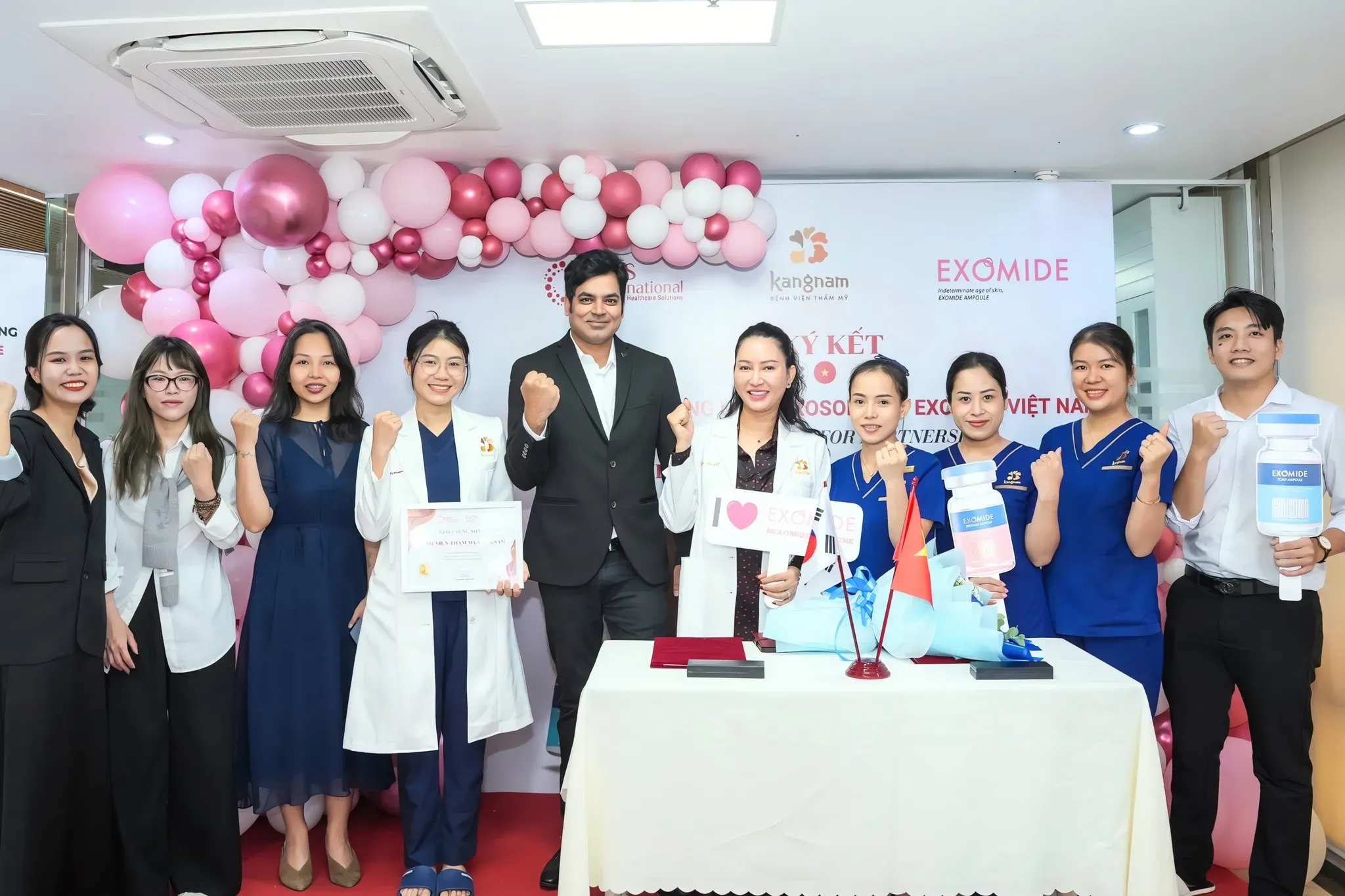 Exomide Vietnam & Kangnam Aesthetic Hospital: Signing Ceremony for Exosome Technology Transfer in Aesthetic Medicine